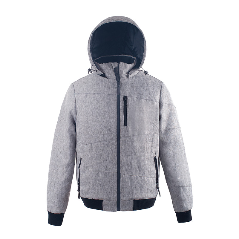 男上装带帽厚夹克