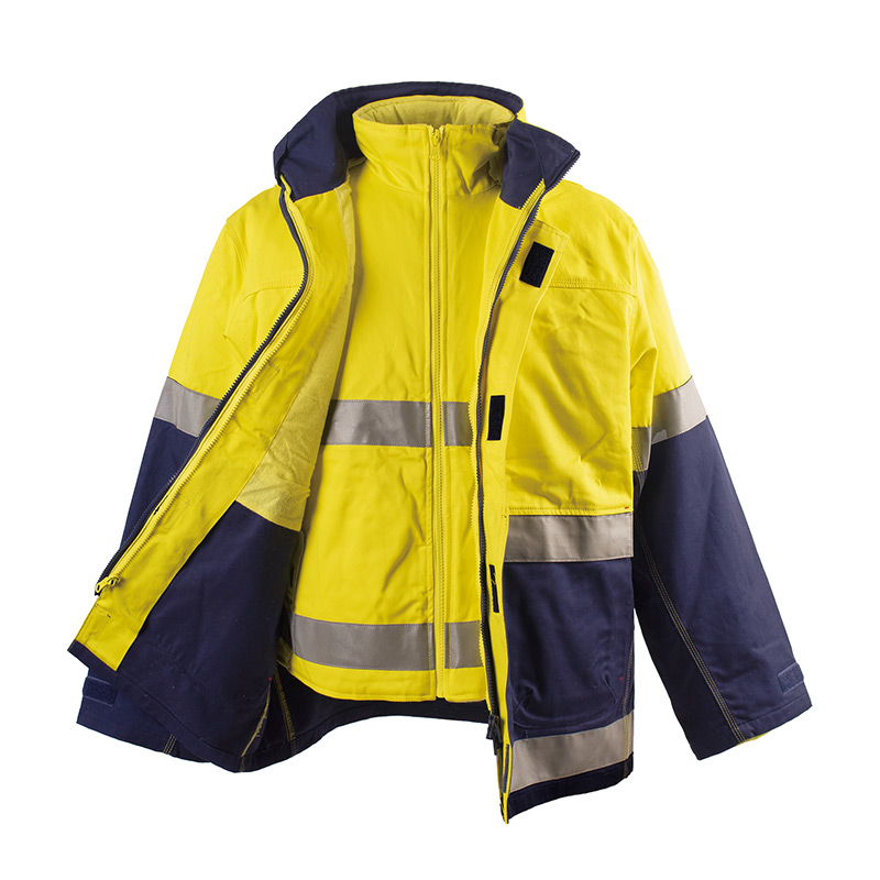 上装工装反光棕蓝